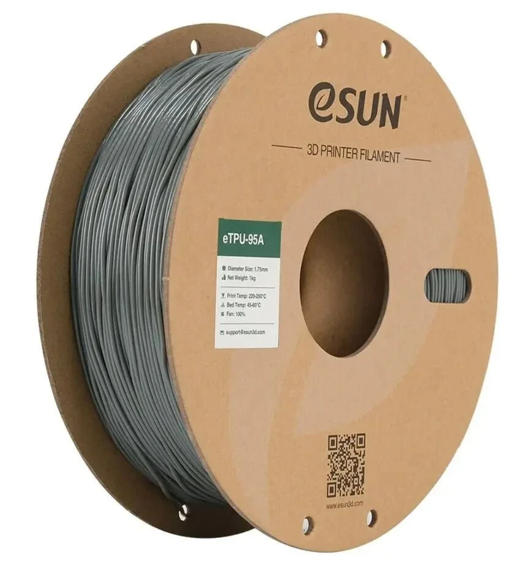 eSUN eTPU-95A 1.75mm Filament Boz - 1 kq