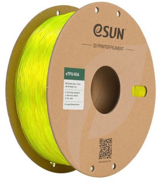 eSUN eTPU-95A 1.75mm Filament Yarımşəffaf Sarı - 1 kq