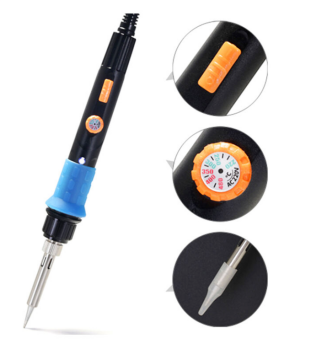 Yihua 947‑V 60W Tənzimlənəbilən LED İşıqlı Qələm Lehimləmə Aləti