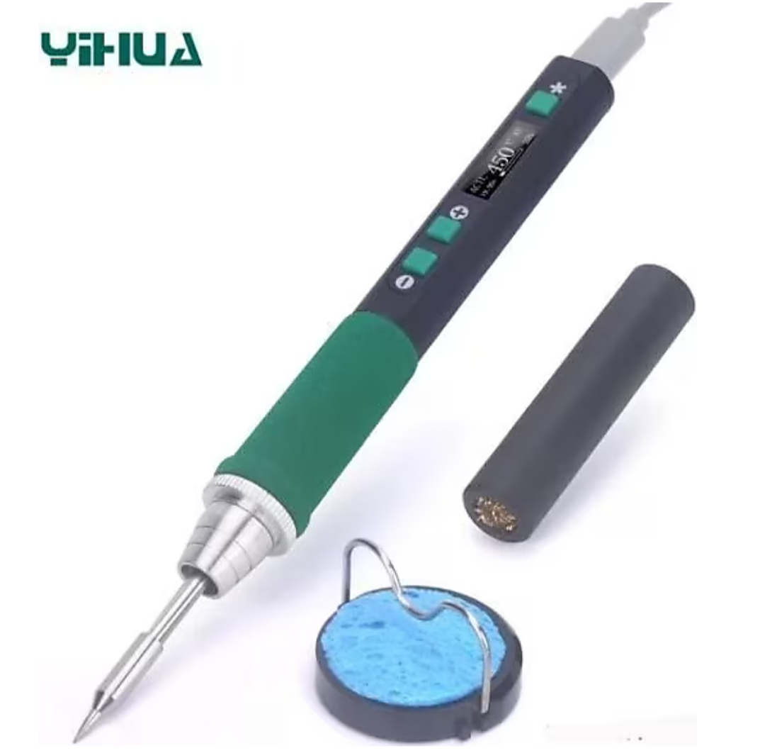 Yihua 928D-IV Rəqəmsal Ekranlı Temperatur Tənzimlənən Type-C 60W Qələm Havya