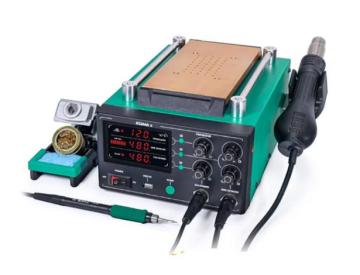 Yihua 853AAA-II Üçü Bir Arada - Lehimləmə, İsti Hava Tabancası və Ekran Ayırıcı