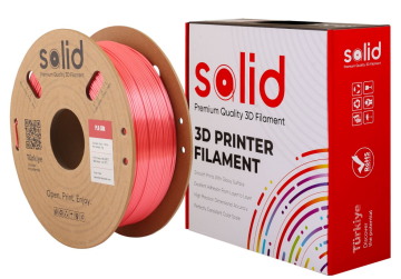 Solid Filament Silk PLA Qırmızı - 1 kq