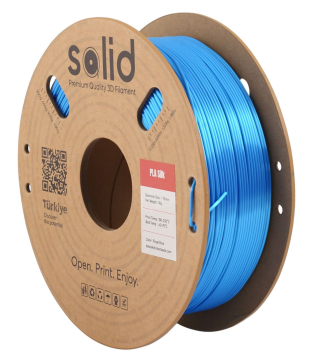 Solid Filament Silk PLA Royal Mavi  - 1 kq