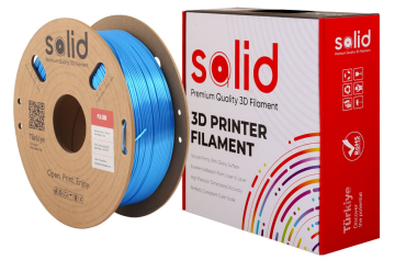Solid Filament Silk PLA Royal Mavi  - 1 kq