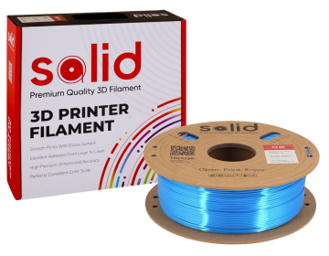 Solid Filament Silk PLA Royal Mavi  - 1 kq