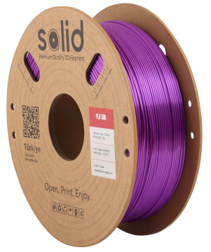 Solid Filament Silk PLA Bənövşəyi - 1 kq