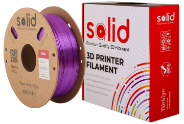 Solid Filament Silk PLA Bənövşəyi - 1 kq