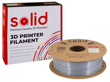 Solid Filament Silk PLA Gümüş - 1 kq