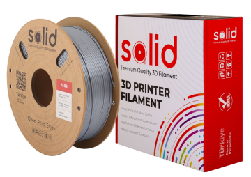 Solid Filament Silk PLA Gümüş - 1 kq