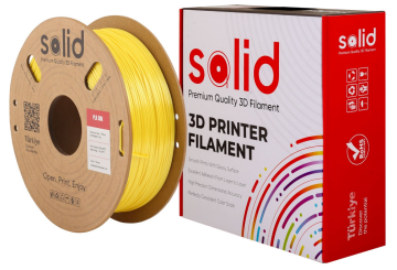 Solid Filament Silk PLA Sarı - 1 kq