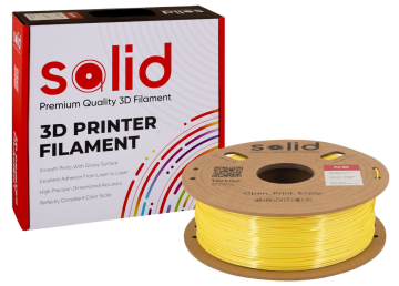 Solid Filament Silk PLA Sarı - 1 kq
