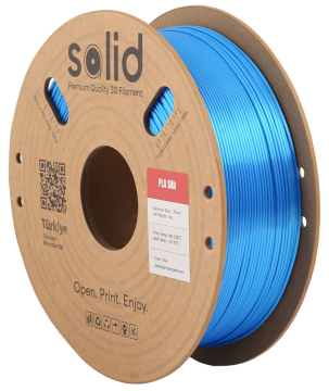 Solid Filament Silk PLA Mavi - 1 kq