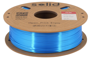 Solid Filament Silk PLA Mavi - 1 kq