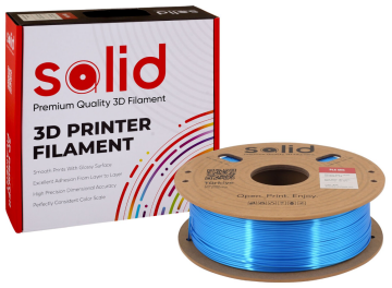 Solid Filament Silk PLA Mavi - 1 kq
