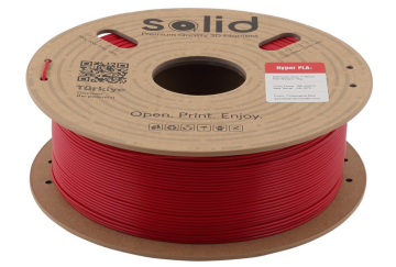 Solid Filament Hyper PLA+ Alov Qırmızısı - 1 kq