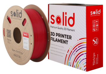 Solid Filament Hyper PLA+ Alov Qırmızısı - 1 kq