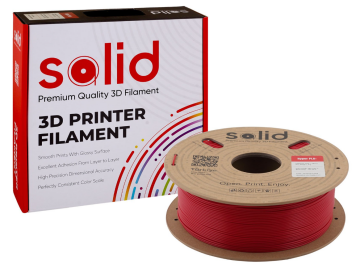 Solid Filament Hyper PLA+ Alov Qırmızısı - 1 kq