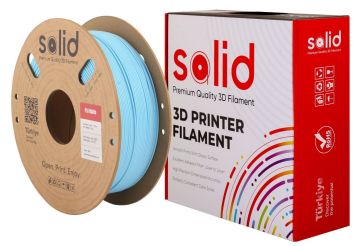 Solid Filament PLA Matte Mavi - 1 kq