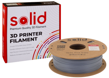 Solid Filament PLA Matte Boz - 1 kq