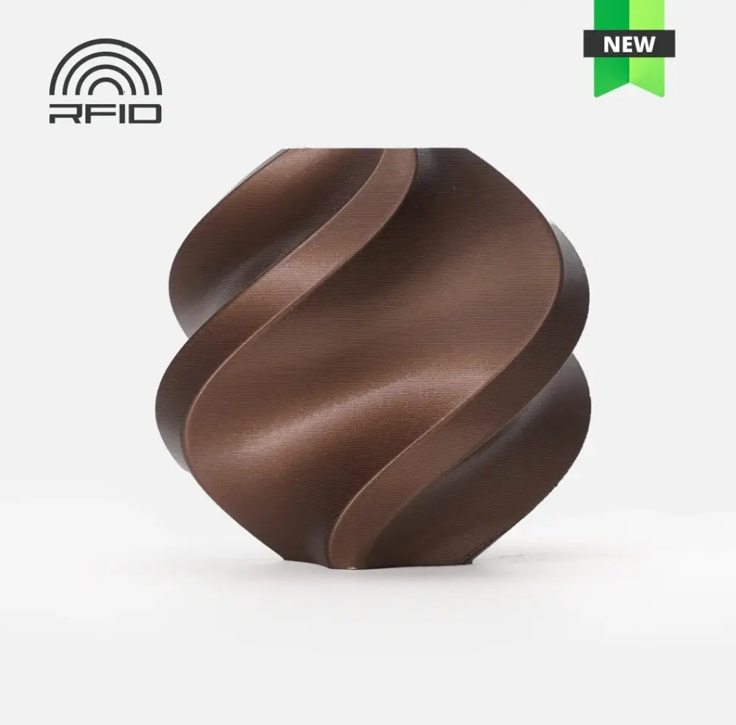 Bambu Lab PLA Filament Metal-Metalik Mis Qəhvəyi - 1 kq