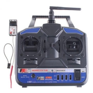 Flysky FS-T4B 2.4GHZ 4 Kanal Pult