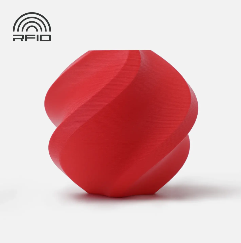 Bambu Lab PLA Matte Filament Al Qırmızı - 1 kq