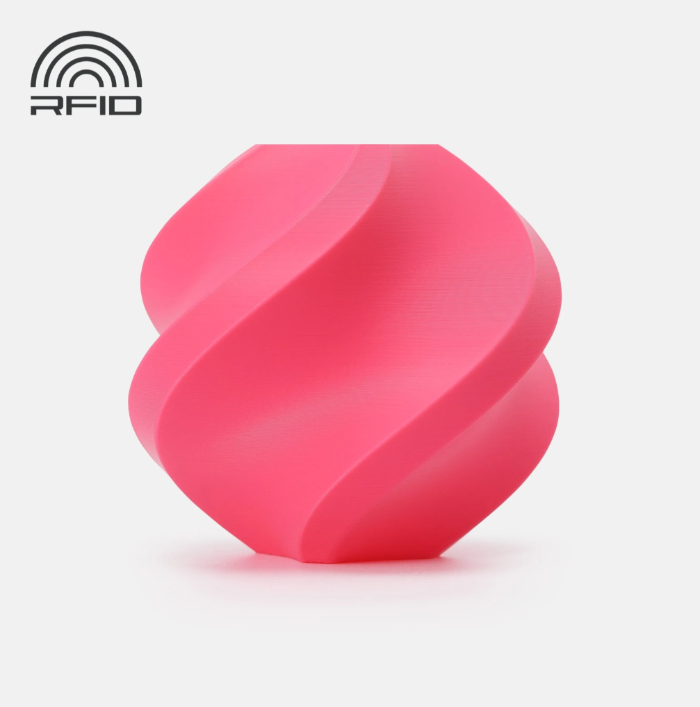Bambu Lab PLA Basic Filament Parlaq Çəhrayı - 1 kq