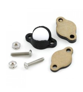 Sərxoş Təkər Plastik 9.5mm - Ball Caster with 3/8'' Plastic Ball