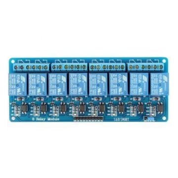 8′li 12V Rele Kartı - 8 Way 12V Relay Module