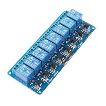 8′li 12V Rele Kartı - 8 Way 12V Relay Module