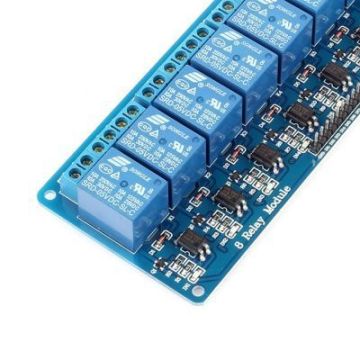 8′li 12V Rele Kartı - 8 Way 12V Relay Module