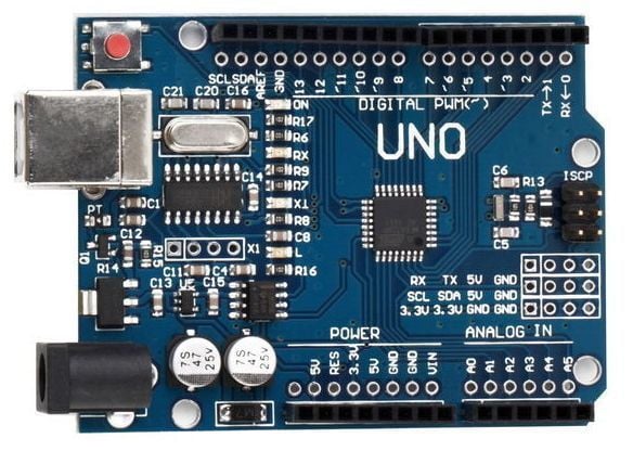 Arduino UNO R3 Klon + Kabel Hədiyyə (USB Chip CH340)