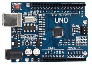 Arduino UNO R3 Klon + Kabel Hədiyyə (USB Chip CH340)