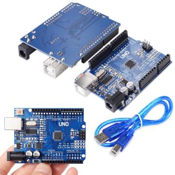 Arduino UNO R3 Klon + Kabel Hədiyyə (USB Chip CH340)