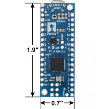 A-Star 32U4 Mini LV Təkmilləşdirmə Kartı