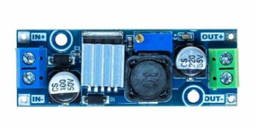 LM2596 Tənzimlənəbilən Gərginlik Düşürücü Requlyator Kartı - 3A - Klemensli