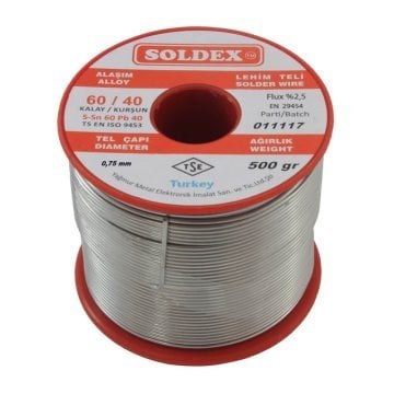Soldex Lehim Teli - 0.75 mm 500 qram
