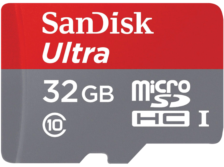 SanDisk 32GB microSDHC Yaddaş Kartı Class10 - 80MB/sn Oxuma Sürəti - Kart Adaptorlu