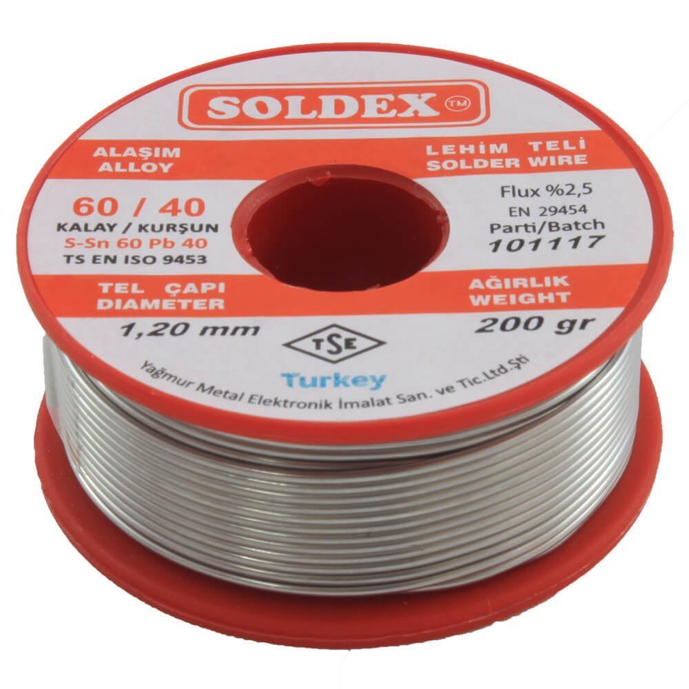 Soldex Lehim Teli - 1.20mm 200 qram