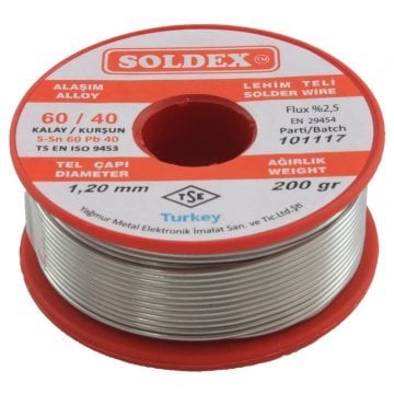 Soldex Lehim Teli - 1.20mm 200 qram