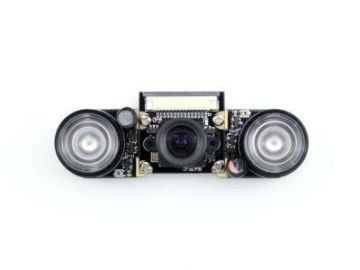 Raspberry Pi Kamera - Tənzimlənəbilən Fokus + İnfraqırmızı LED Modulu