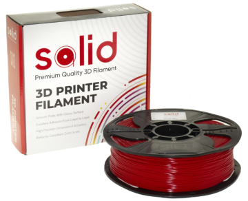 Solid Filament PLA Plus Qırmızı - 1 kq