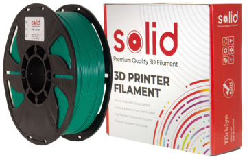 Solid Filament PLA Plus Yaşıl - 1 kq