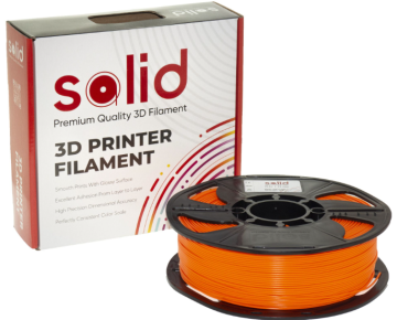 Solid Filament PLA Plus Narıncı - 1 kq