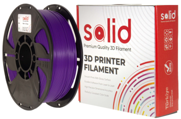 Solid Filament PLA Plus Bənövşəyi - 1 kq