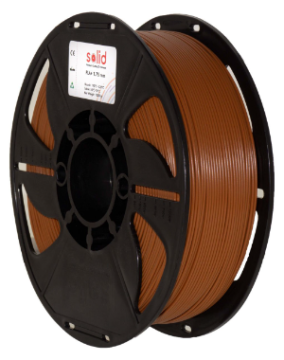 Solid Filament PLA Plus Qəhvəyi - 1 kq
