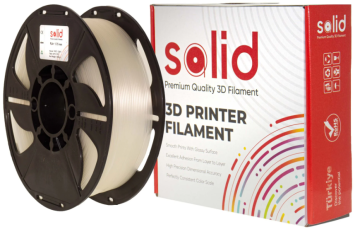 Solid Filament PLA Plus Şəffaf Rəng - 1 kq