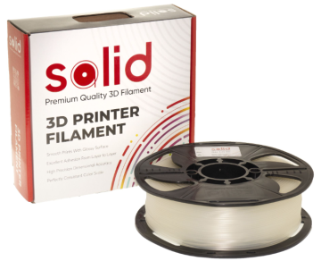 Solid Filament PLA Plus Şəffaf Rəng - 1 kq