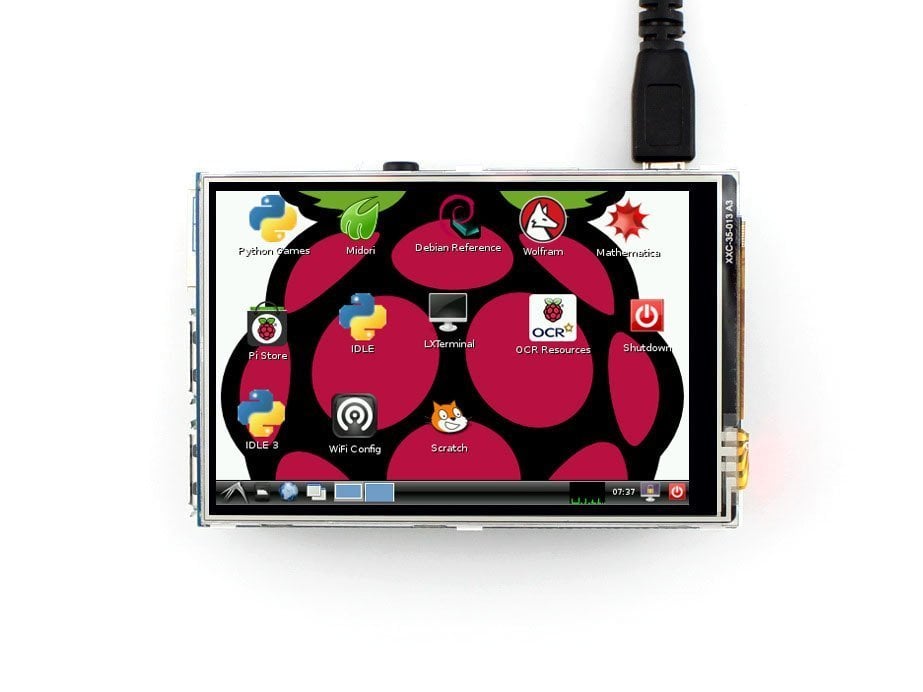 3.5'' Raspberry Pi Touch LCD Ekran (Əsas Ekran)