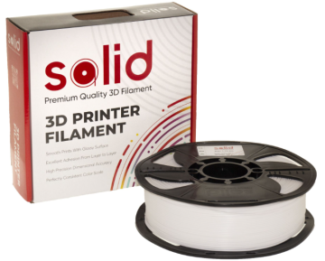 Solid Filament PETG Ağ - 1 kq